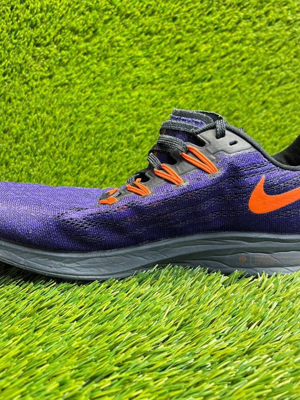 Nike Air Zoom Pegasus 36 Mens Size 10 Purple Orange Black Running Shoes Sneakers - Picture 2 of 10